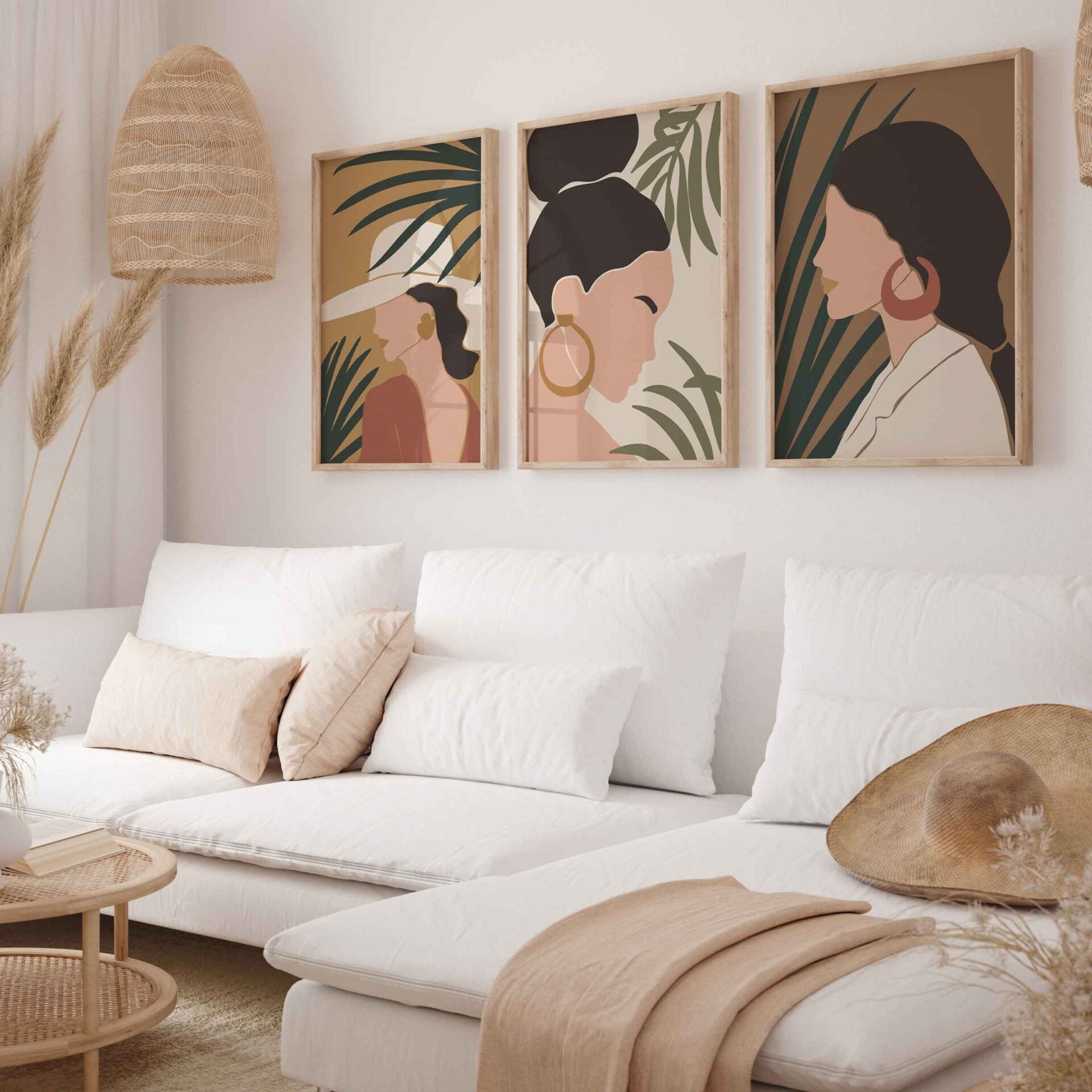 Mid Century Boho Girl