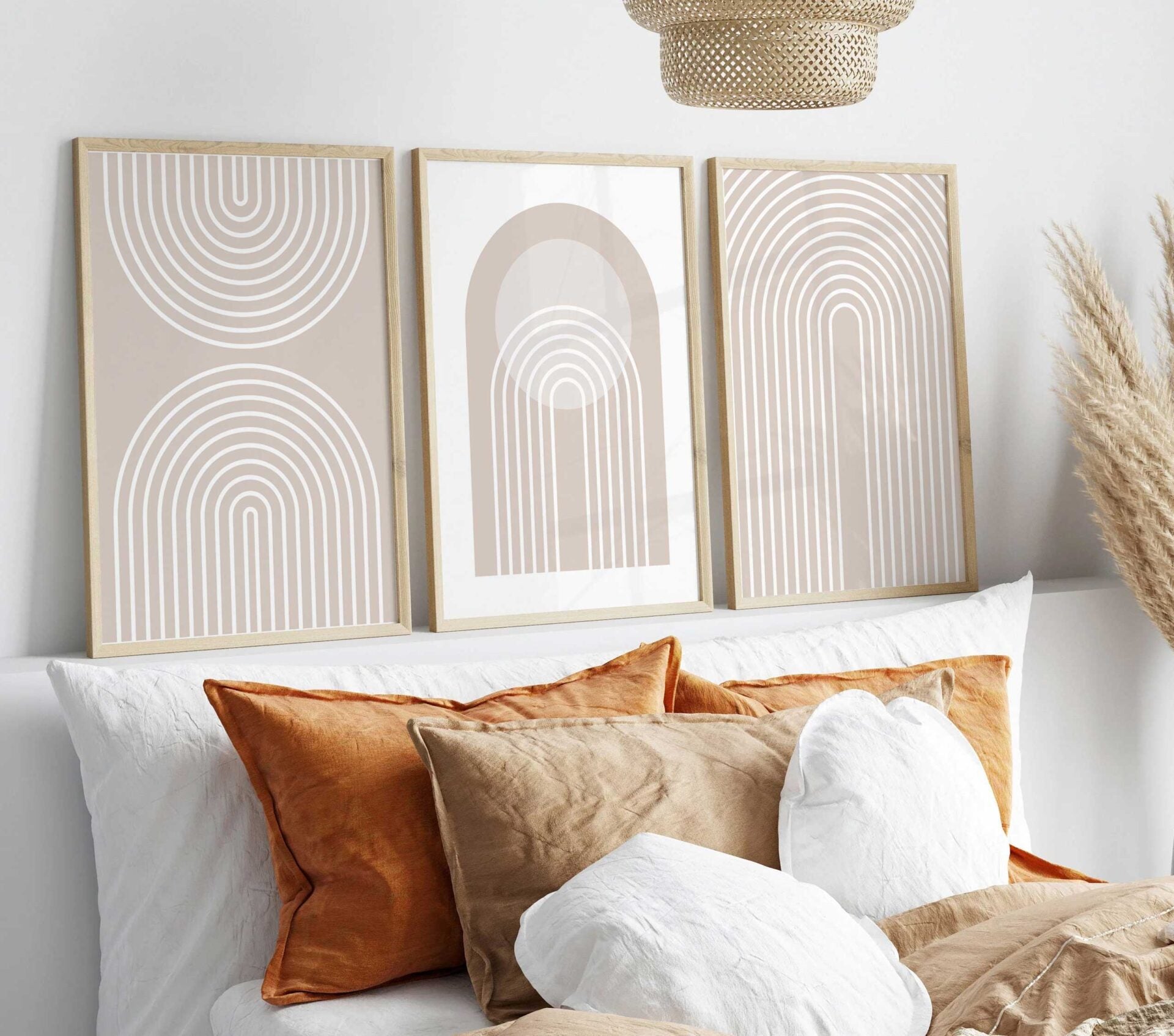Abstract Geometry Lines Wall Art
