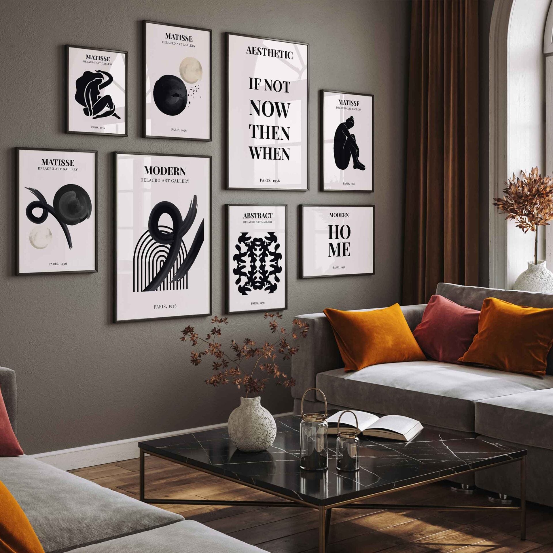 Abstract Matisse Art Set