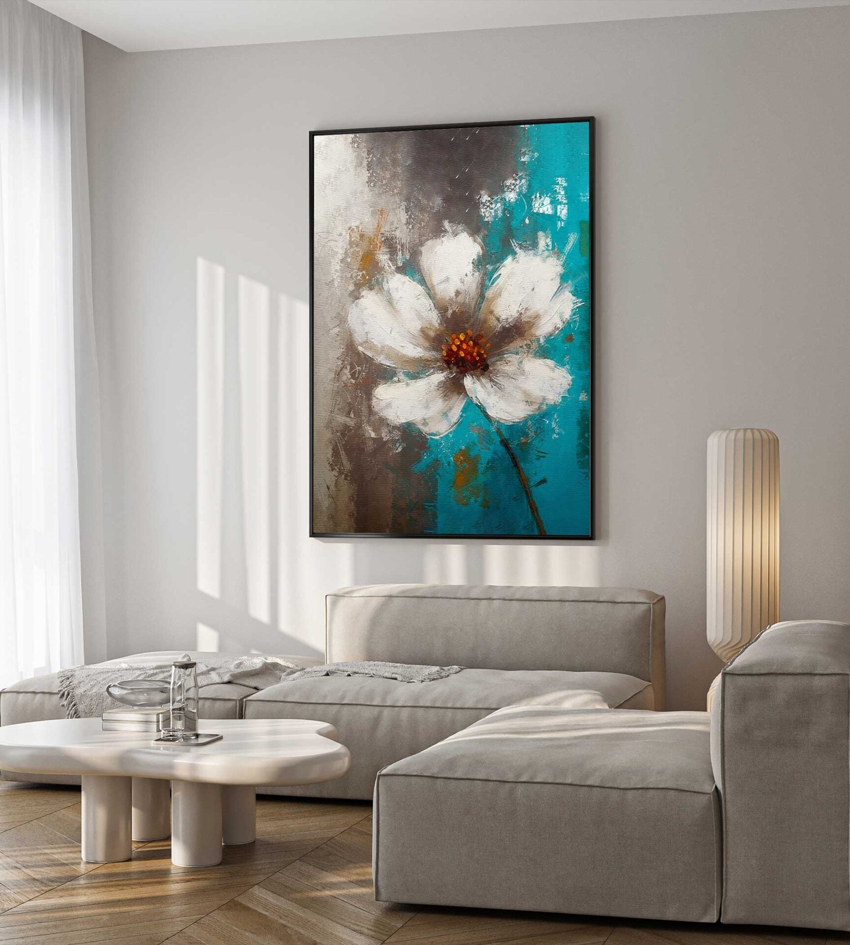 Modern Formalism Framed Canvas