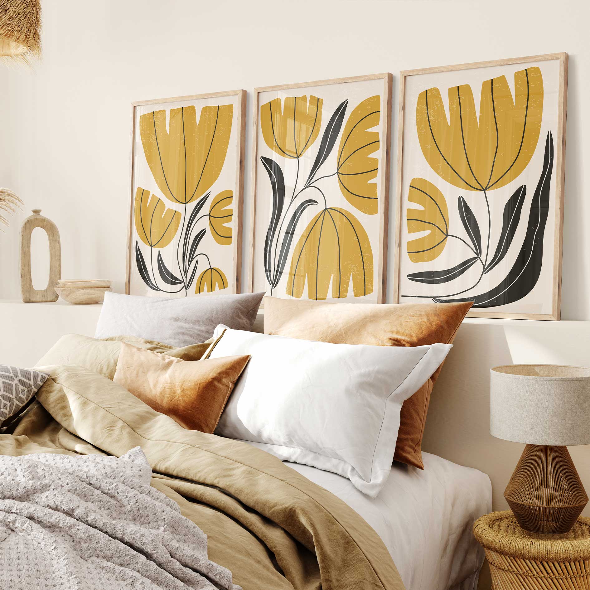 Contemporary Floral Wall Art