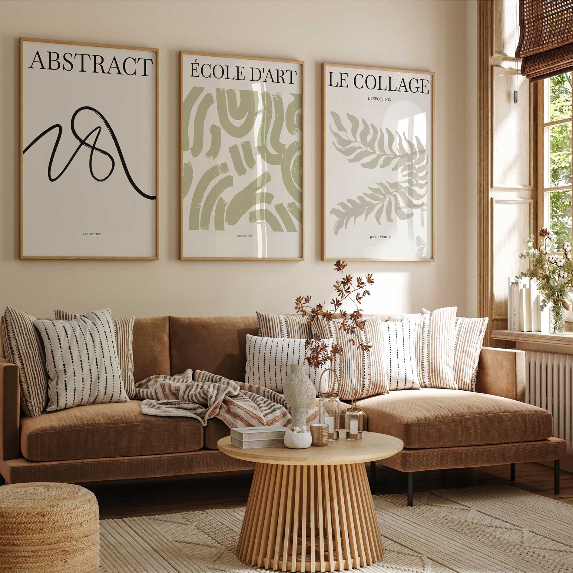 Abstract École D'art Le Collage Wall Art