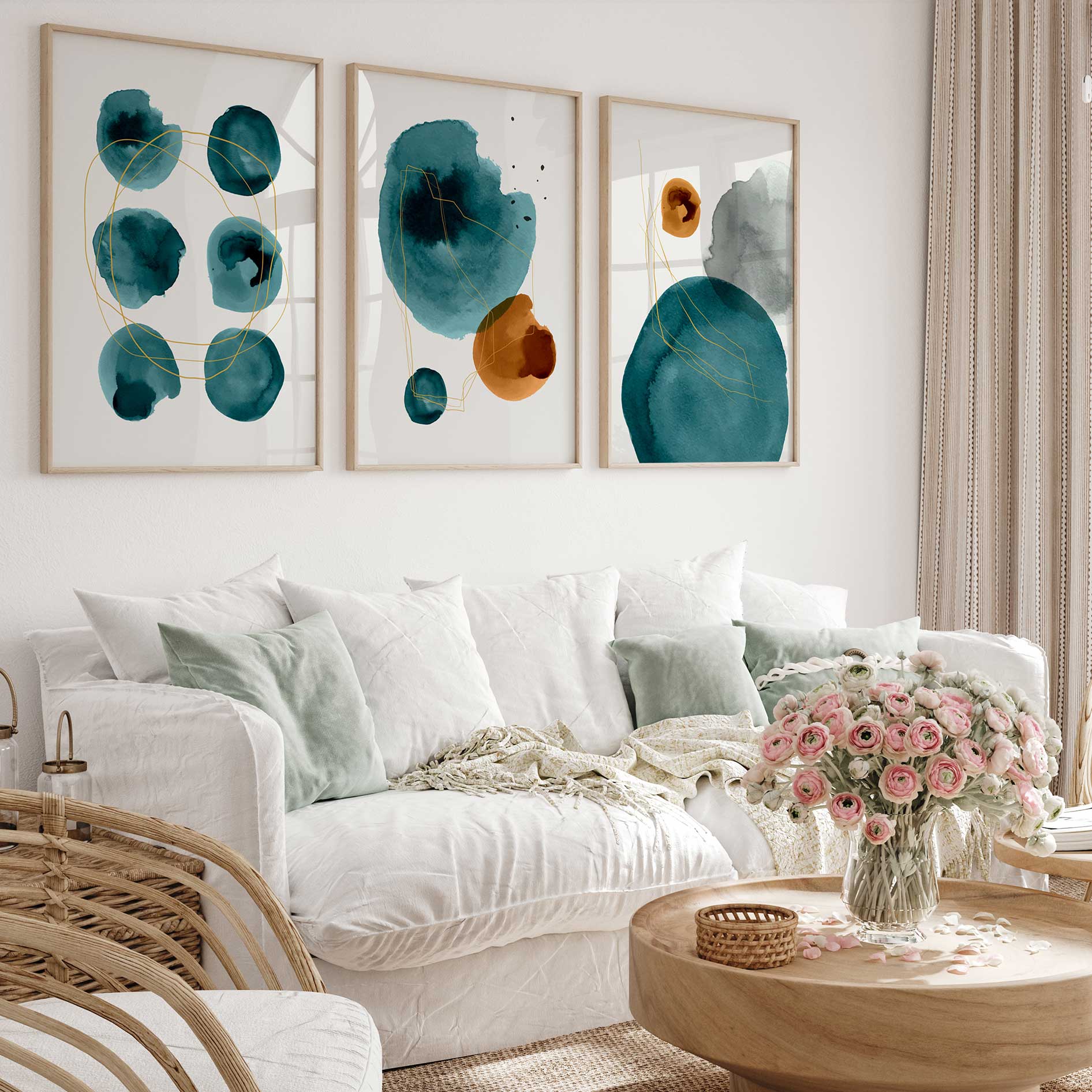 Ink Circles Wall Art