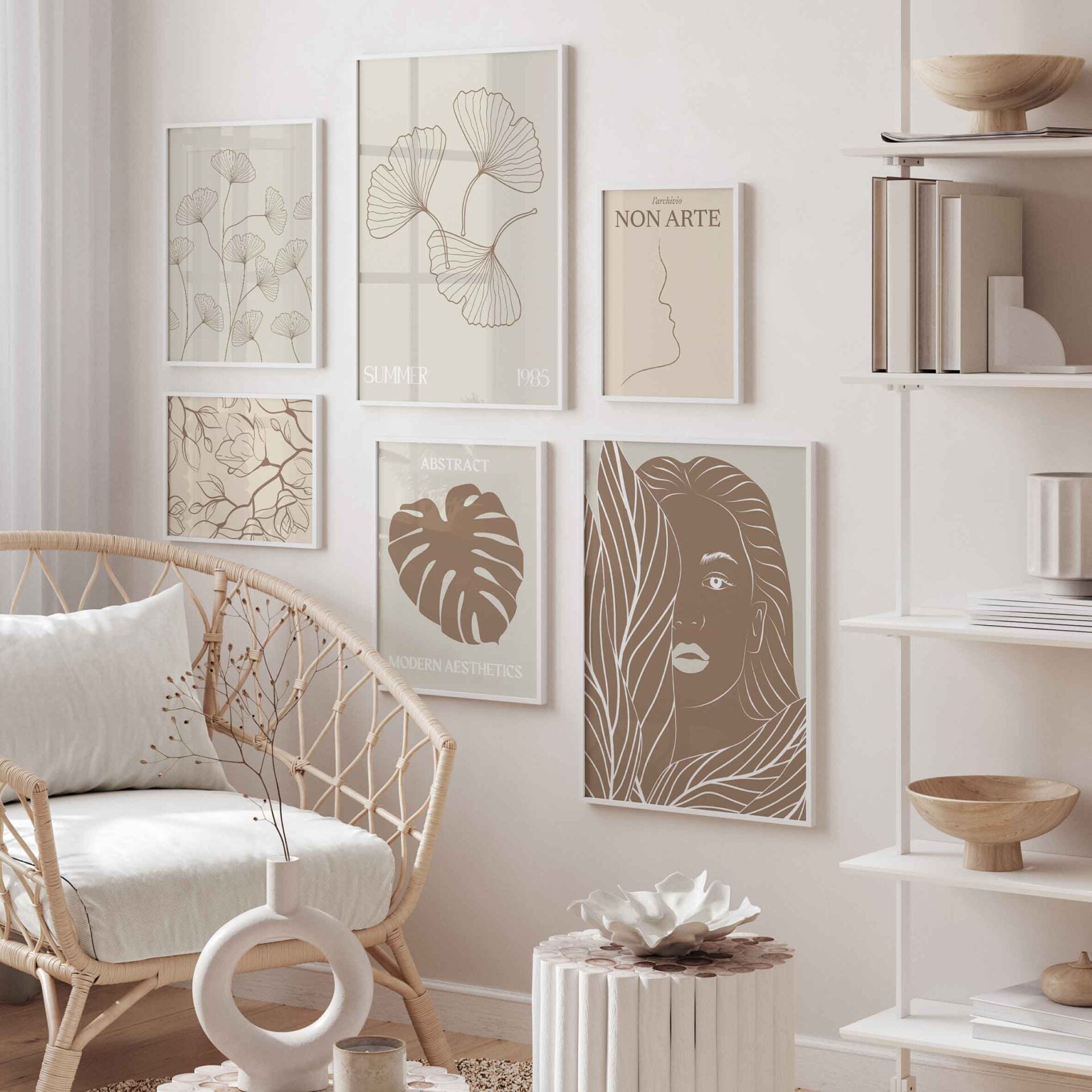 Abstract Modern Aesthetics Wall Art