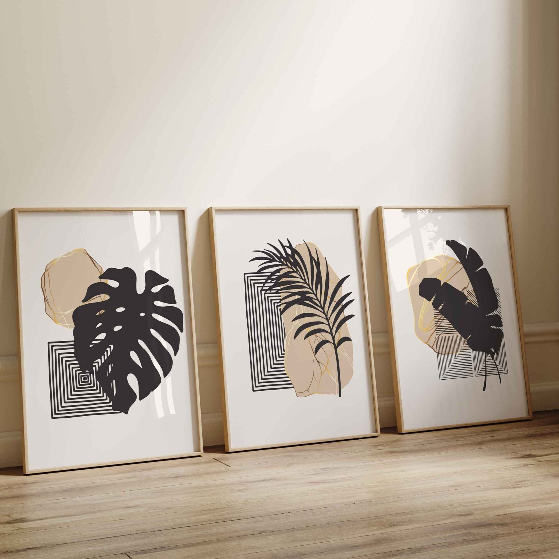 Abstract Leaf Wall Art