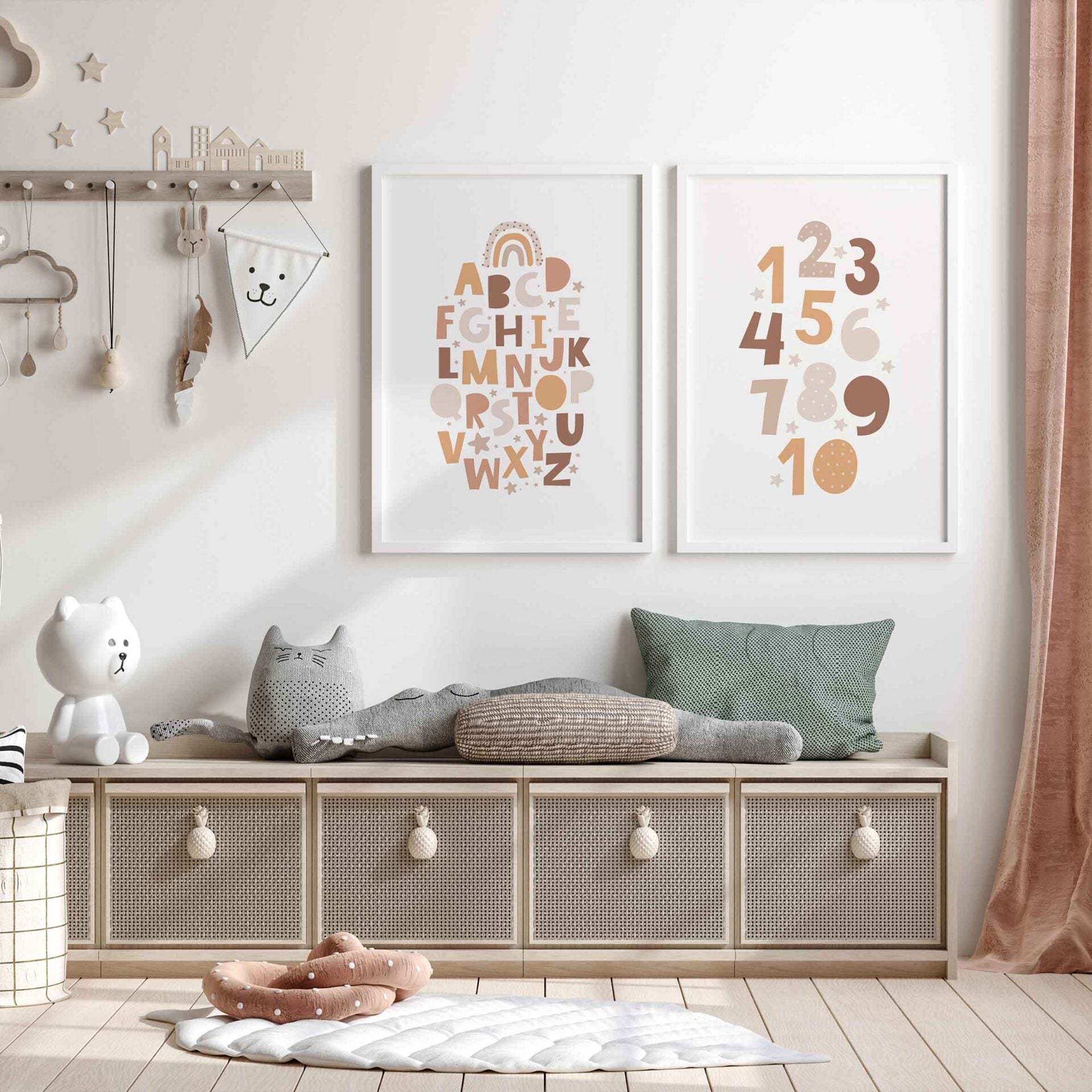 Letters And Numbers Wall Art