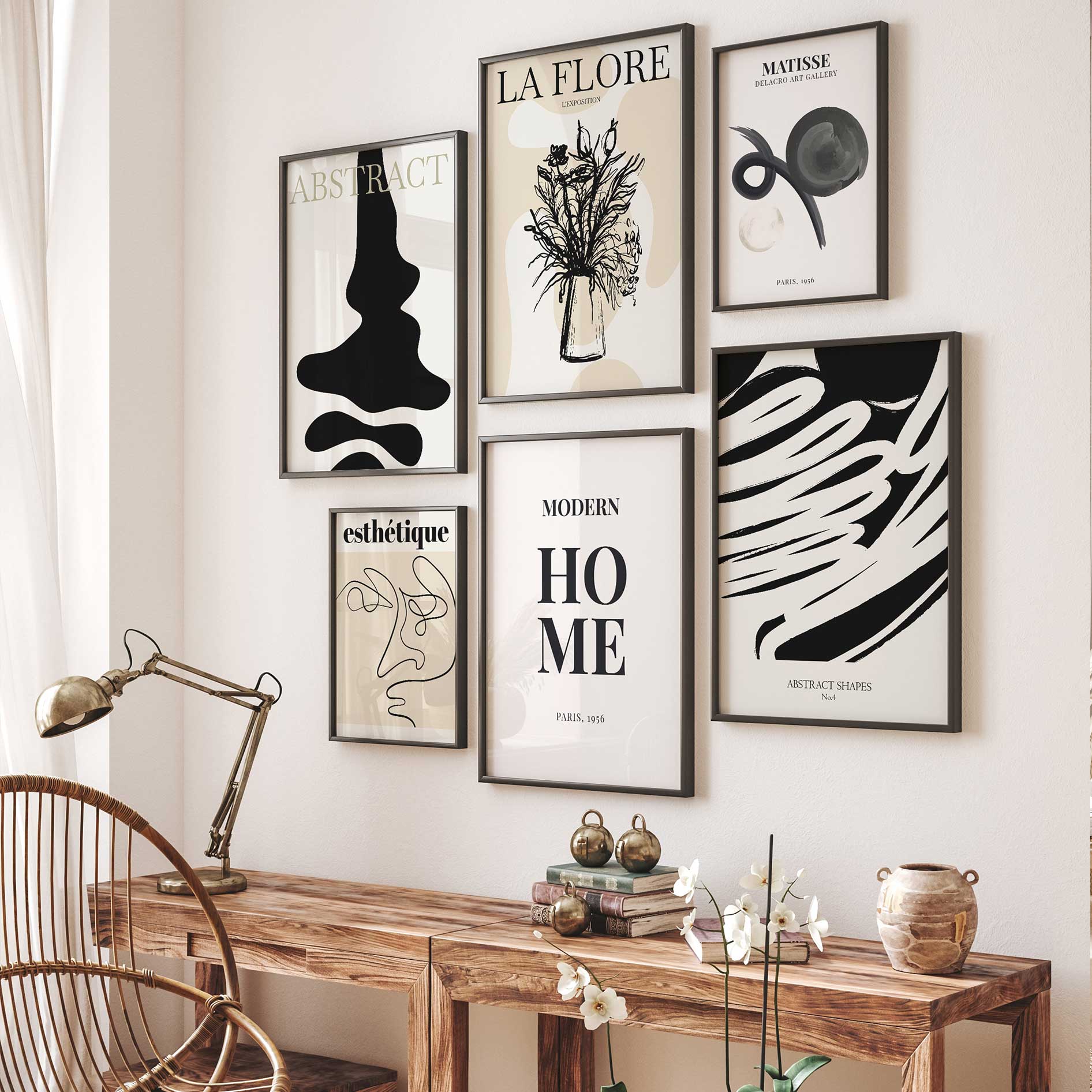 La Flore Abstract Simplicite Vol 2 Wall Set