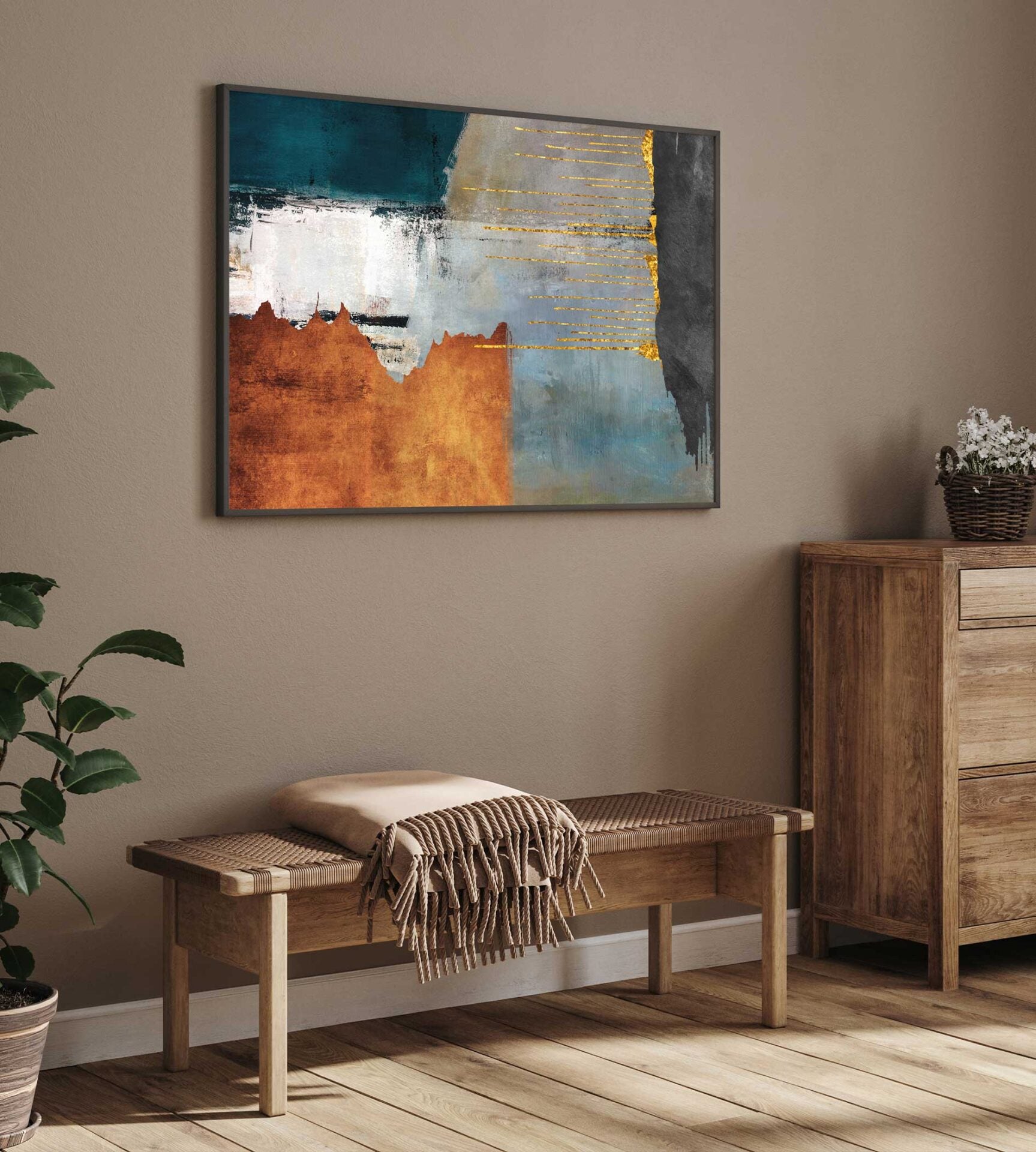 Urban Horizon Framed Canvas