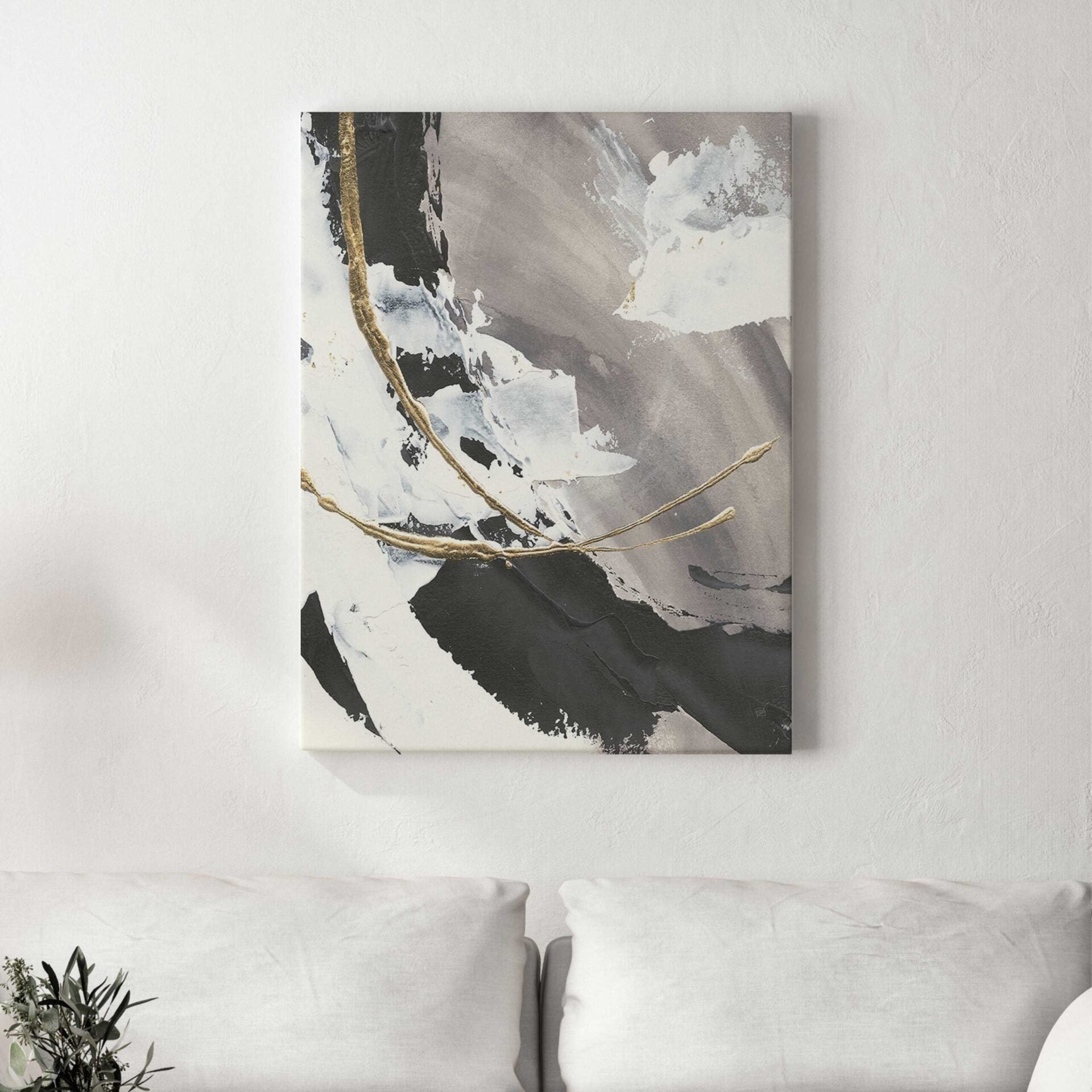 Black And White Canvas Wall Art