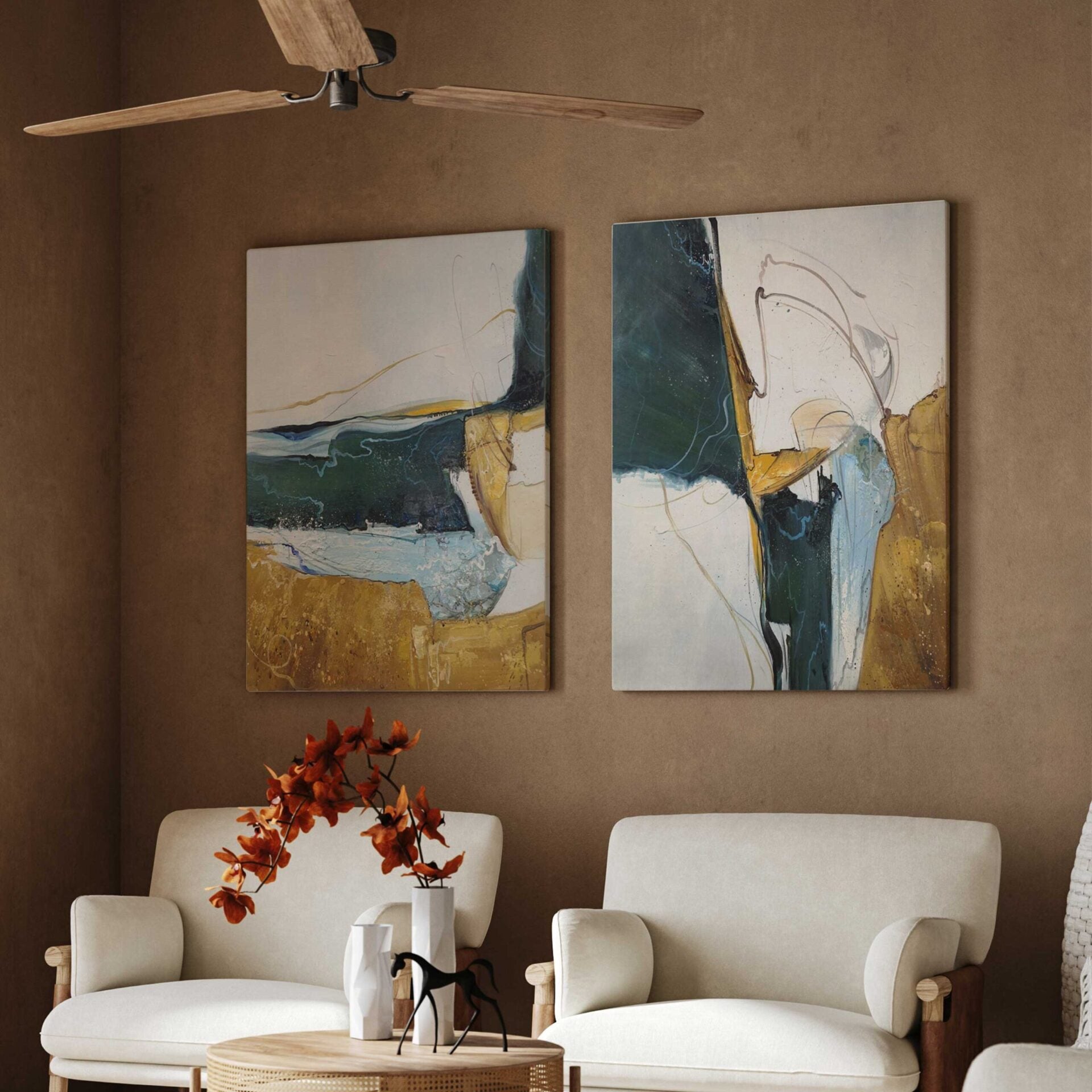 Abstract Canvas Wall Frame