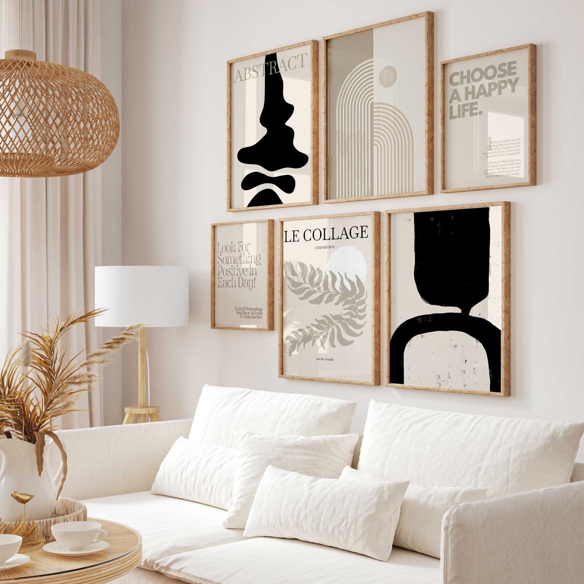 Abstract Collection Gallery Wall