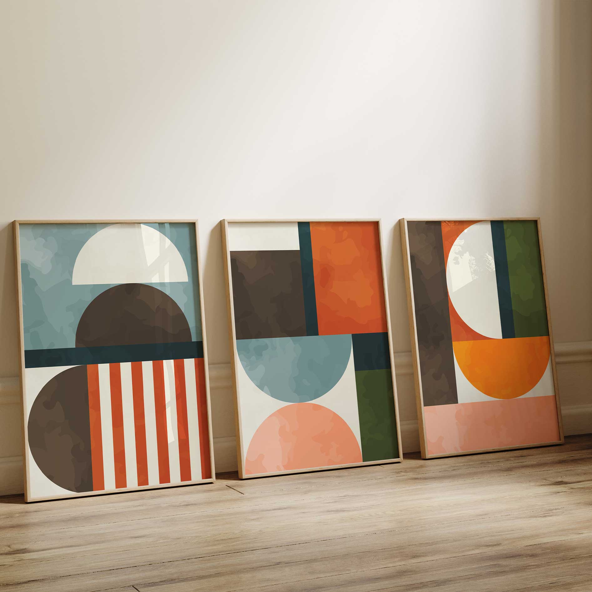 Bold and Colorful Geometric Wall Art