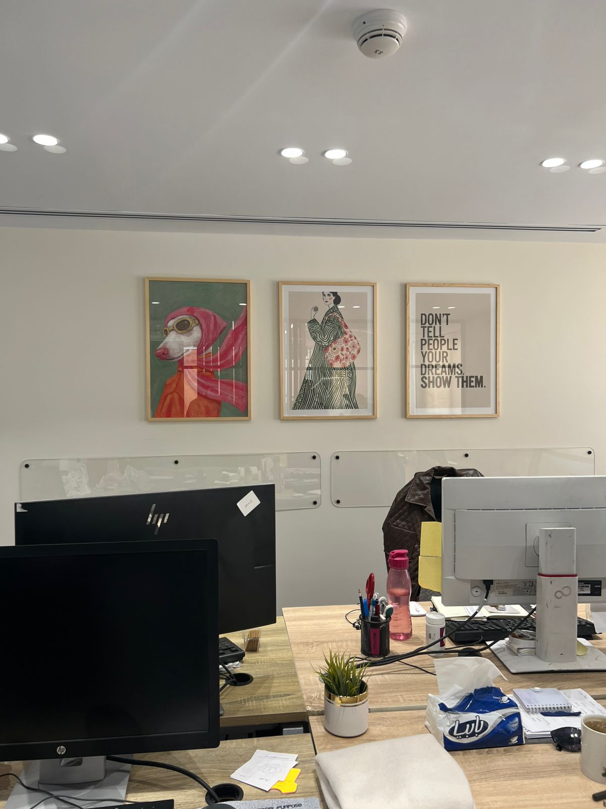 Chic Illustration & Quote Trio Wall Art