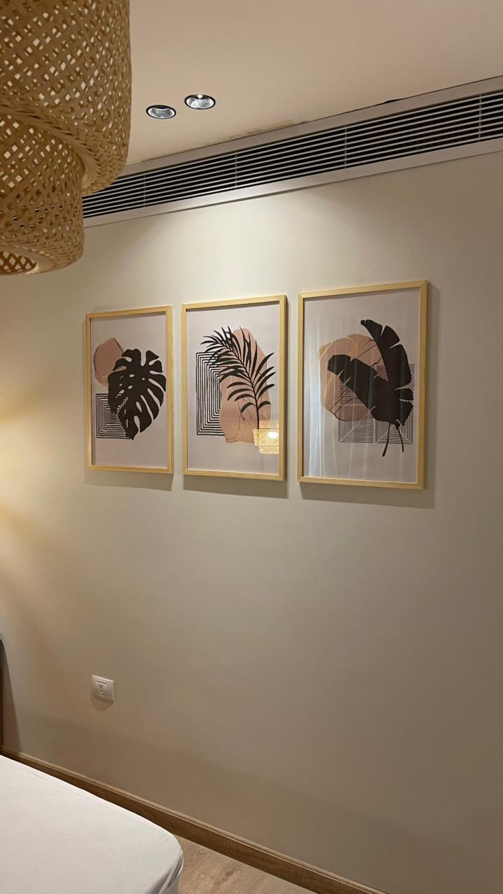 Abstract Leaf Wall Art
