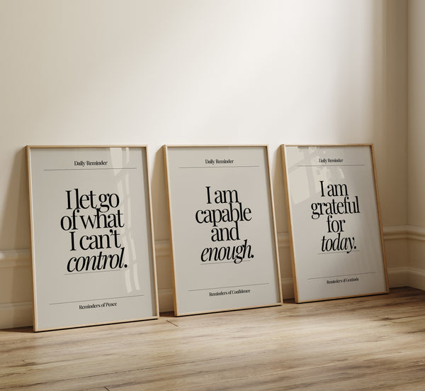 Daily Reminder Office Motivation Wall Art