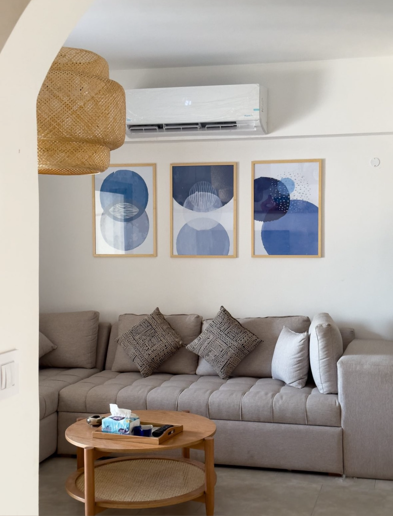 Aesthetic Blue Wall Art