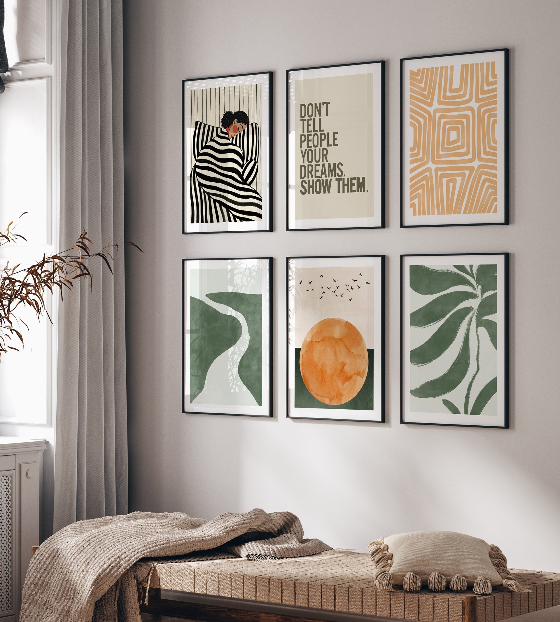 Eclectic Dreams & Nature Gallery Wall