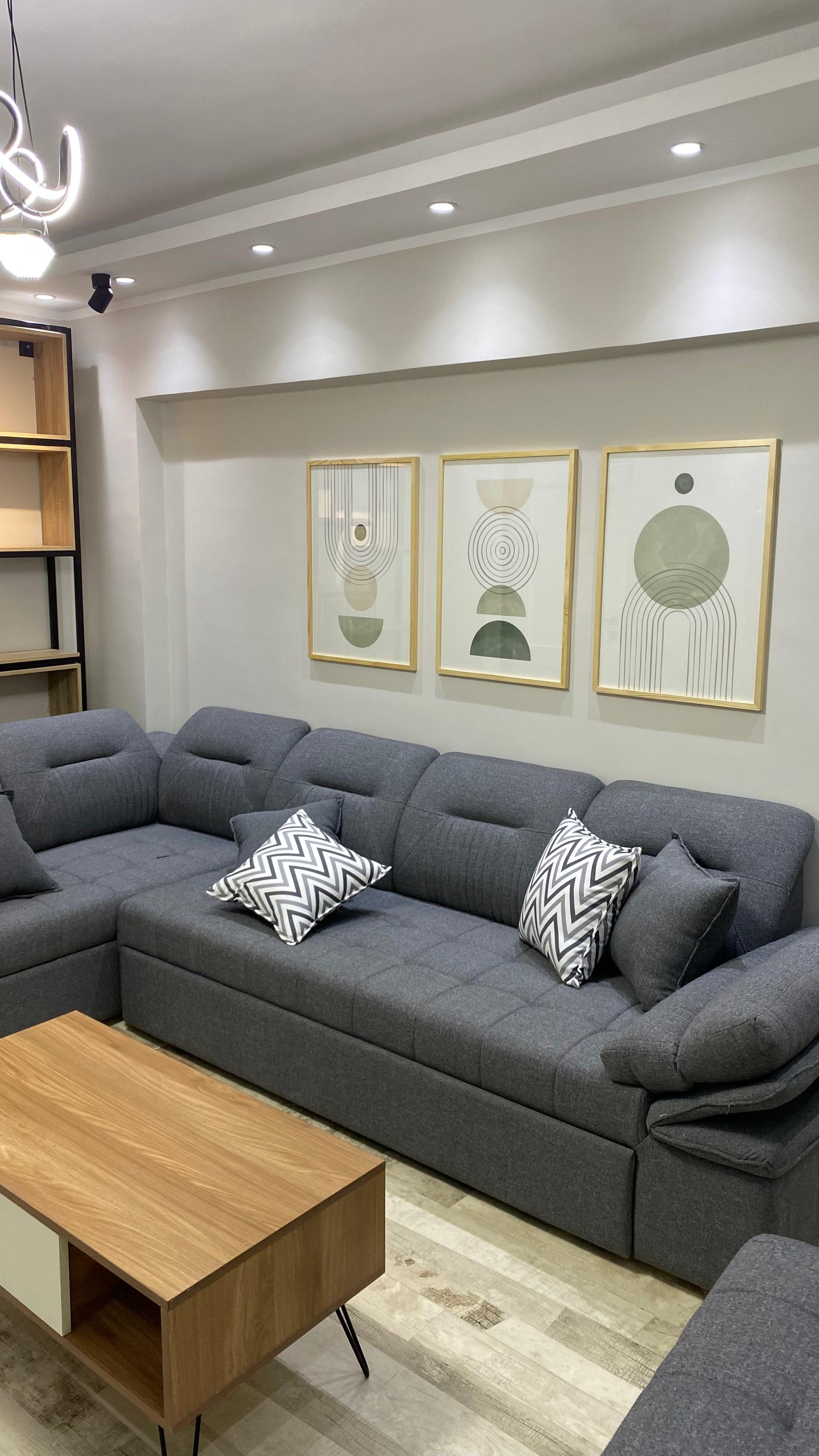 Mid Century Modern Wall Set of 3