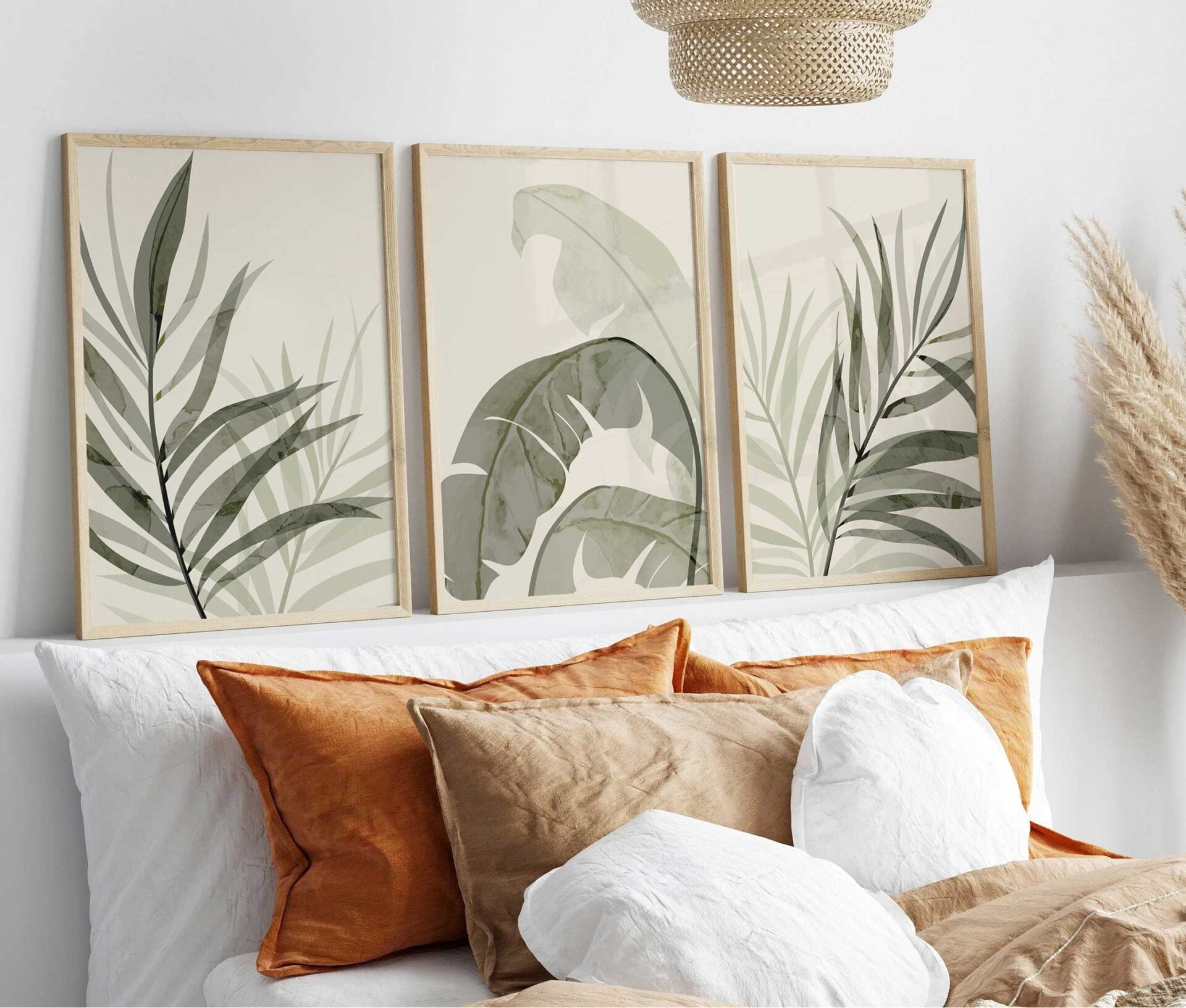 Muted Tropical Wall Art