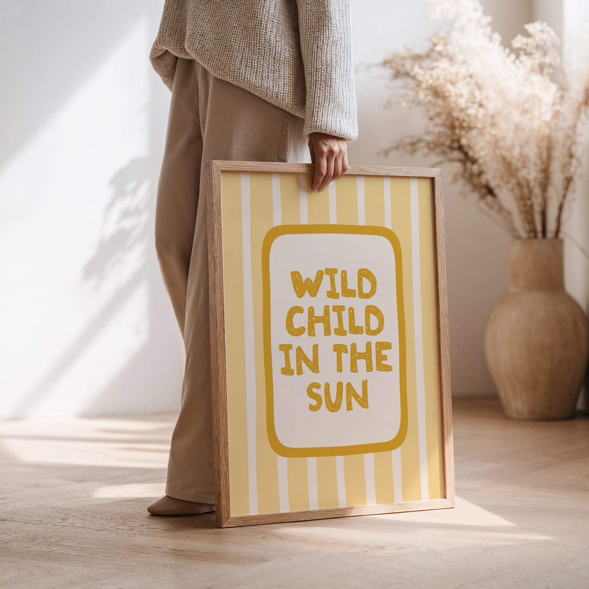 Playful Summer Quote Wall Art