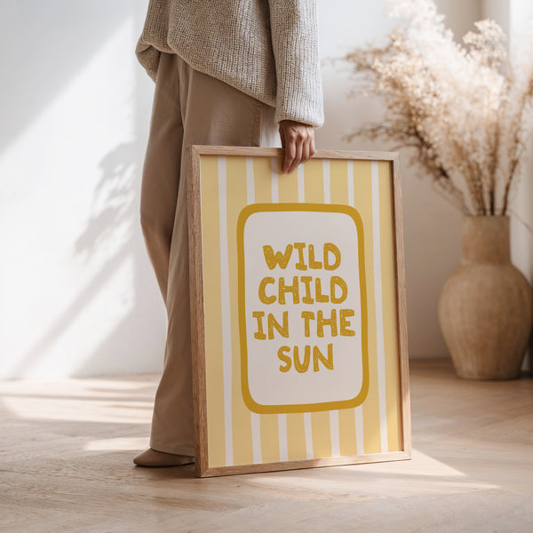 Playful Summer Quote Wall Art