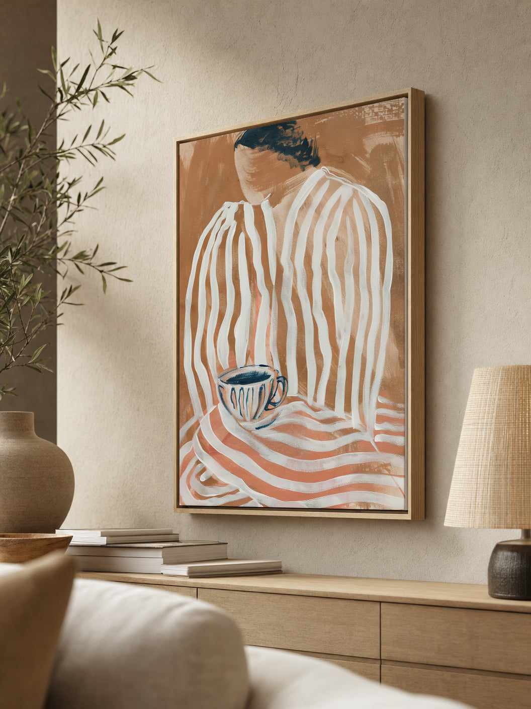 Quiet Mornings Framed Canvas