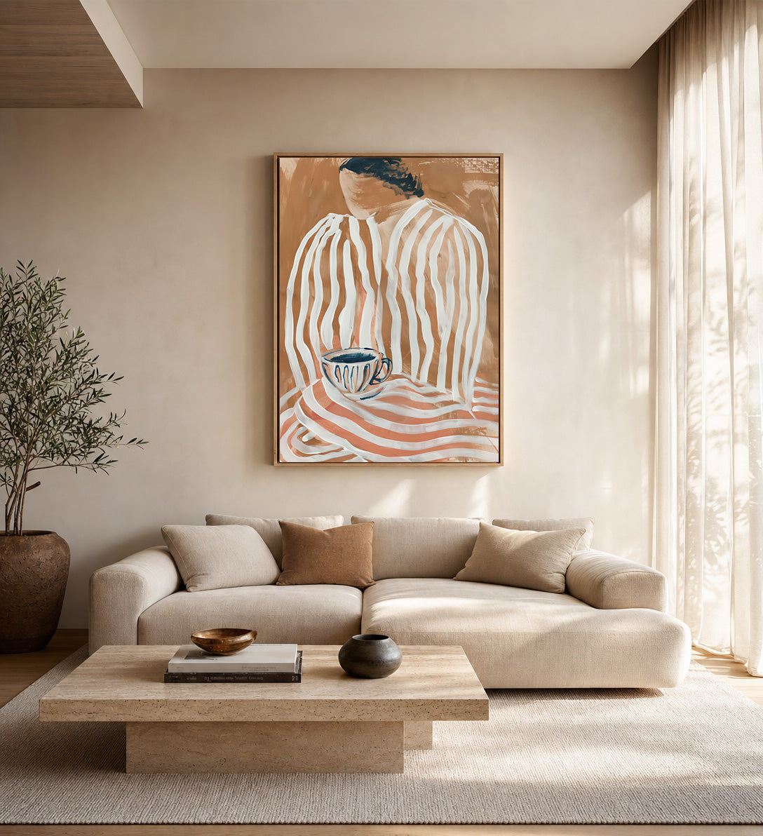 Quiet Mornings Framed Canvas