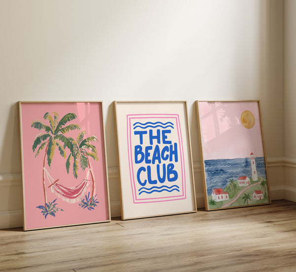 The Beach Club Wall Art