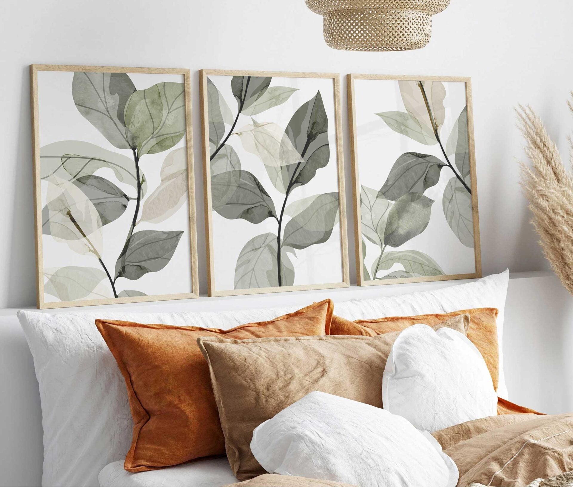 Vintage Style Foliage Wall Art
