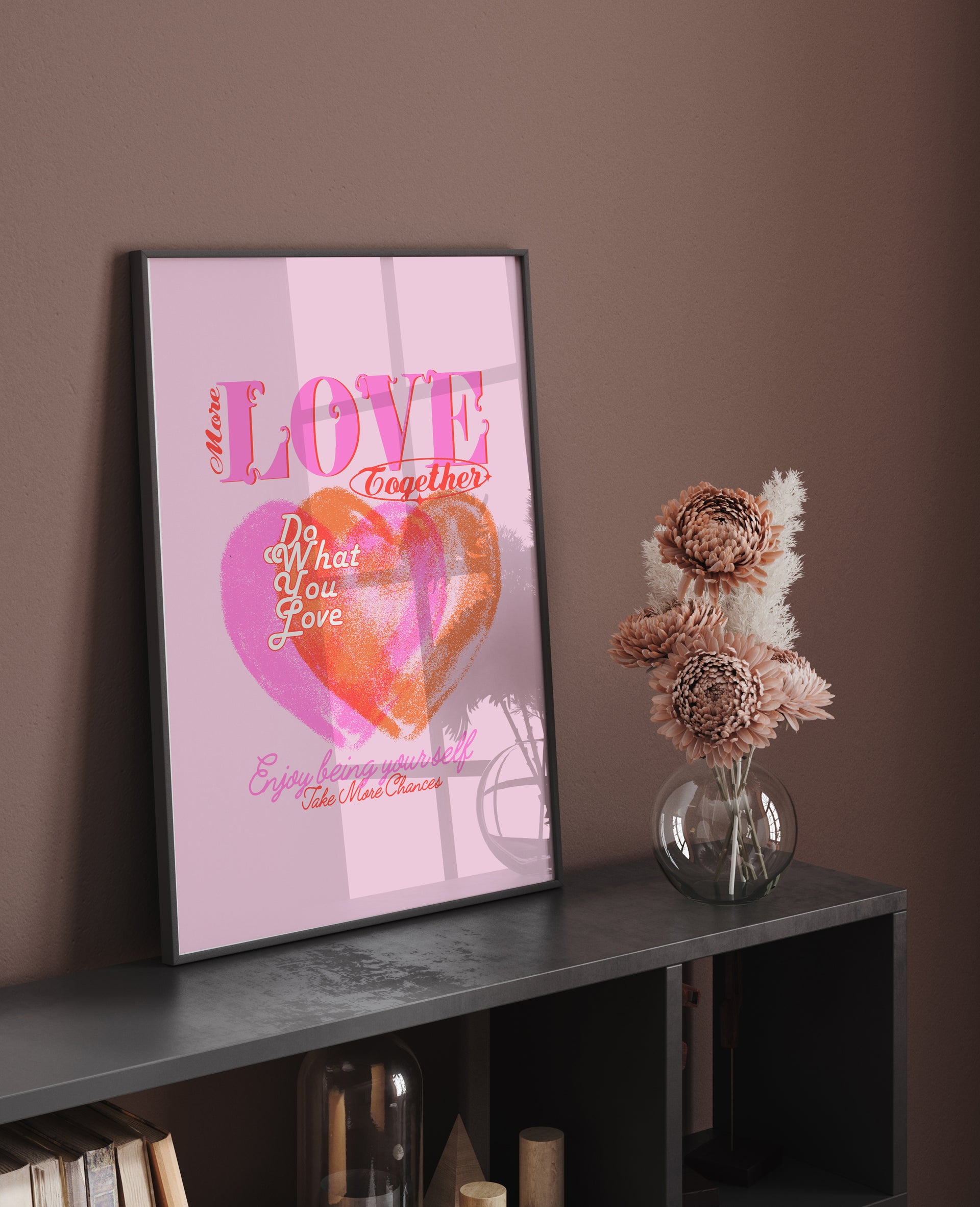 Modern Love Quote Wall Art