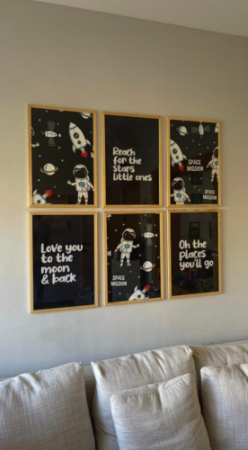 Kids Space Wall Art photo review