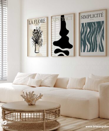 La Flore Abstract Simplicite Wall Frames