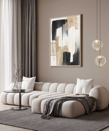 Urban Gold Framed Canvas